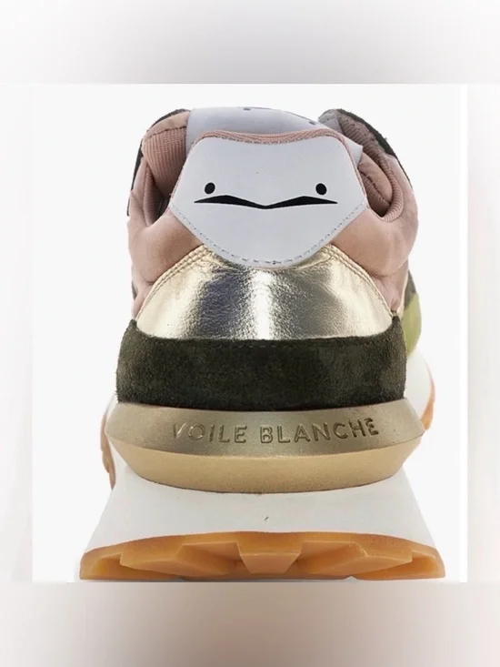 NWT VOILE BLANCHE Qwark Hype Sneaker in Army Green - Picture 5 of 15